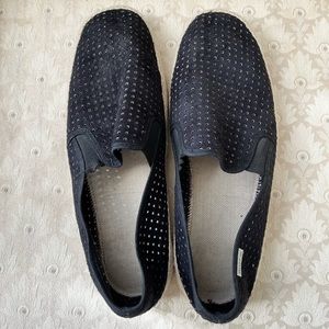 Black and Cream Loafers